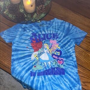 Disney Blue Tie-Dye Short Sleeve Tee